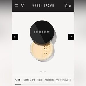 Bobbi Brown Sheer Finish Loose Powder - shade: pale yellow | NIB